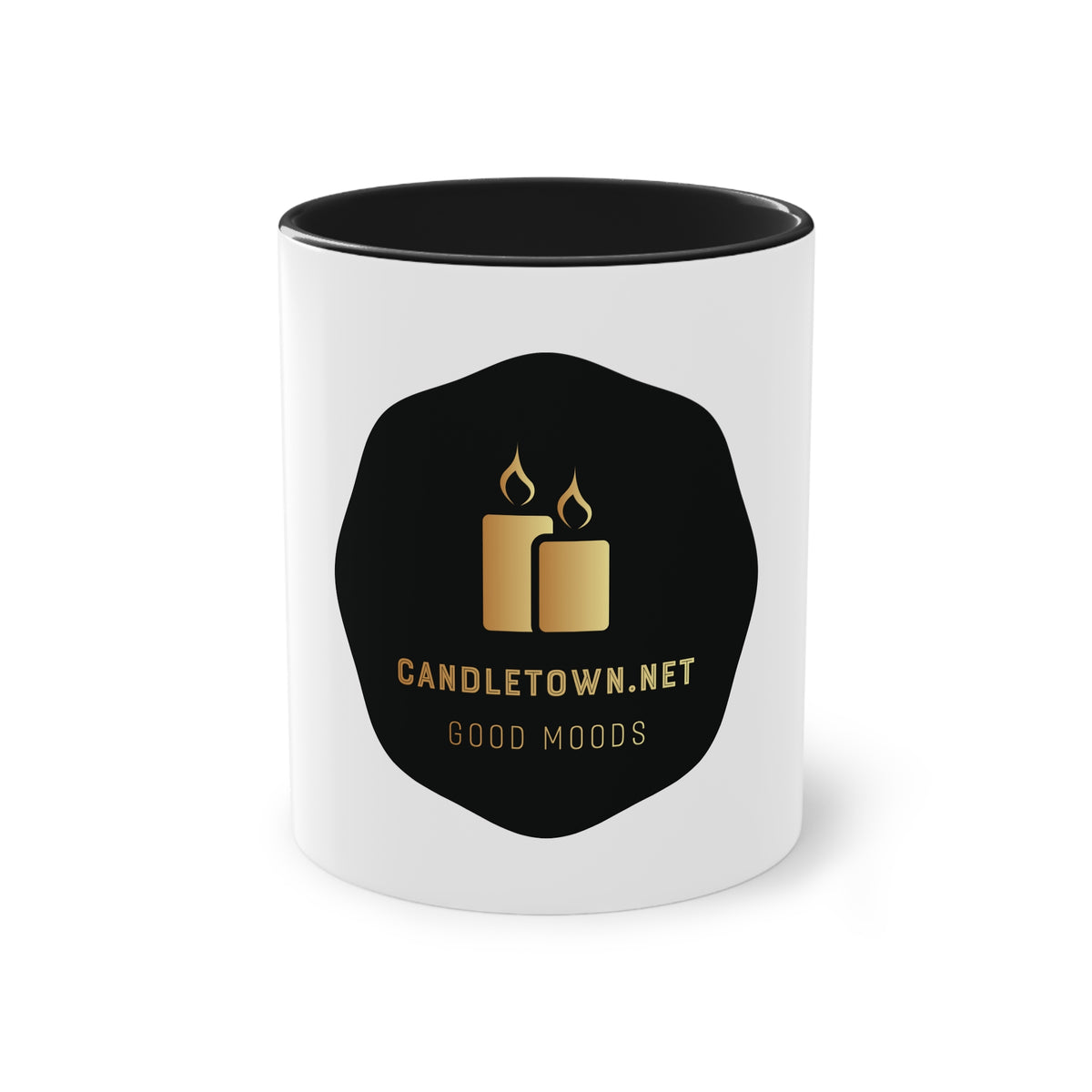 Kaksivärinen “Good Moods” Candletown Muki