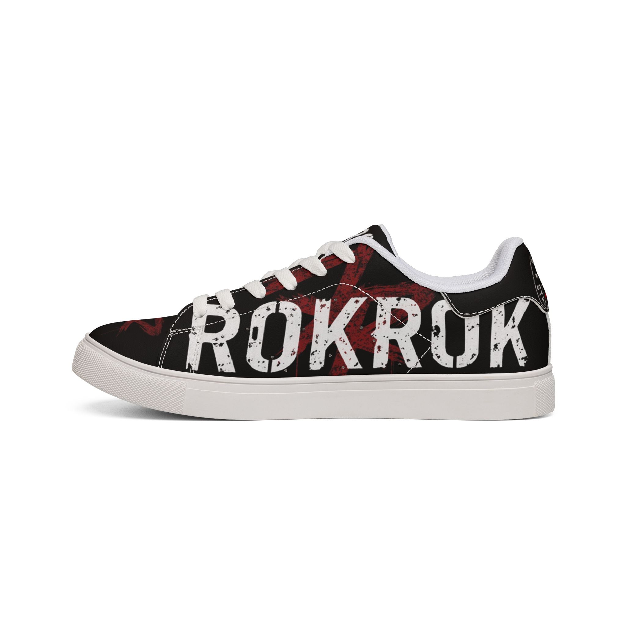 ROKROK Street Division Mustat Matalavartiset Tennarit