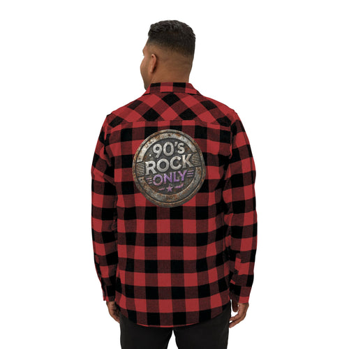 Perza 90’s Rock ONLY Vintage Round Logo Flannel Shirt