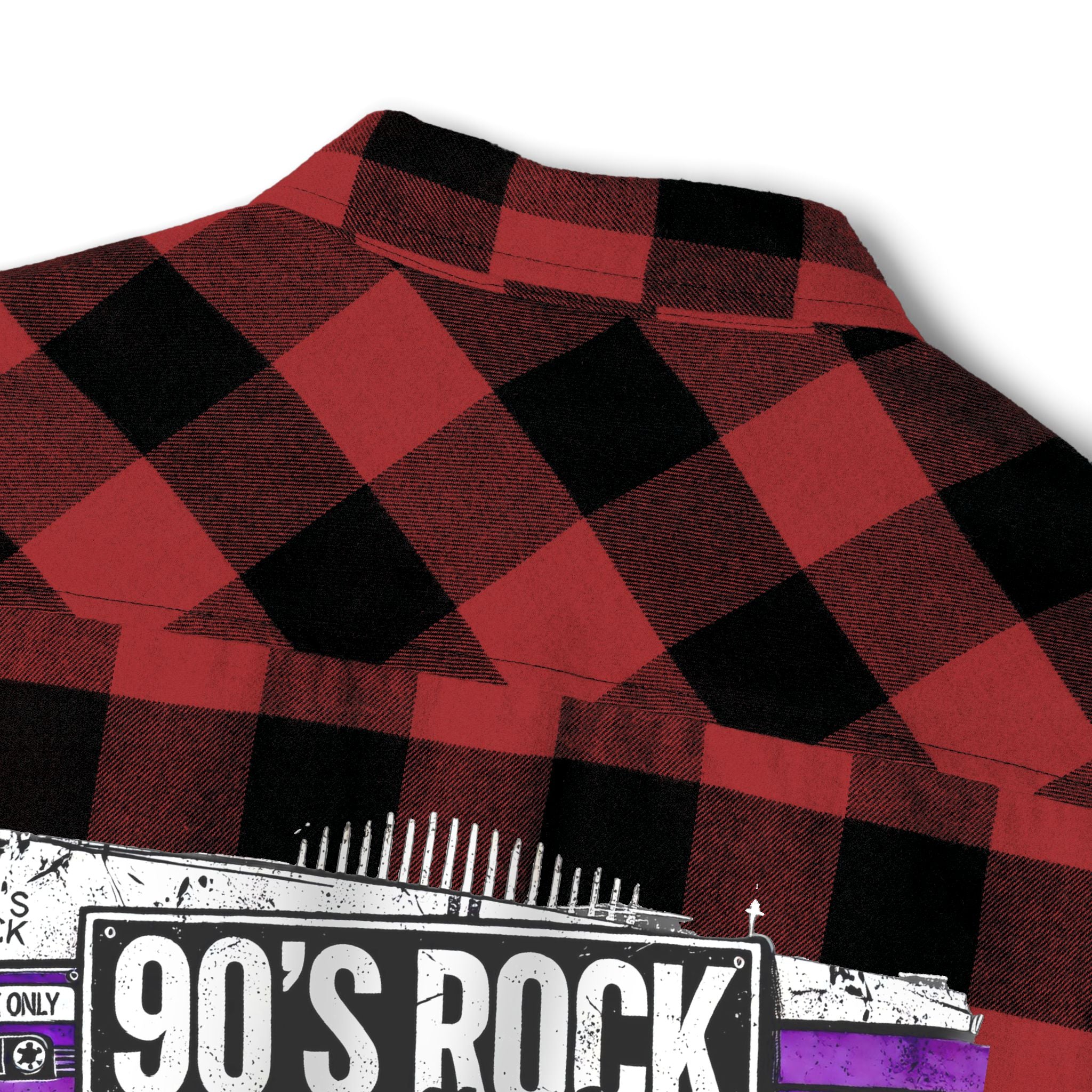 Perza 90’s Rock ONLY Flanellipaita Suorakulmainen Logo
