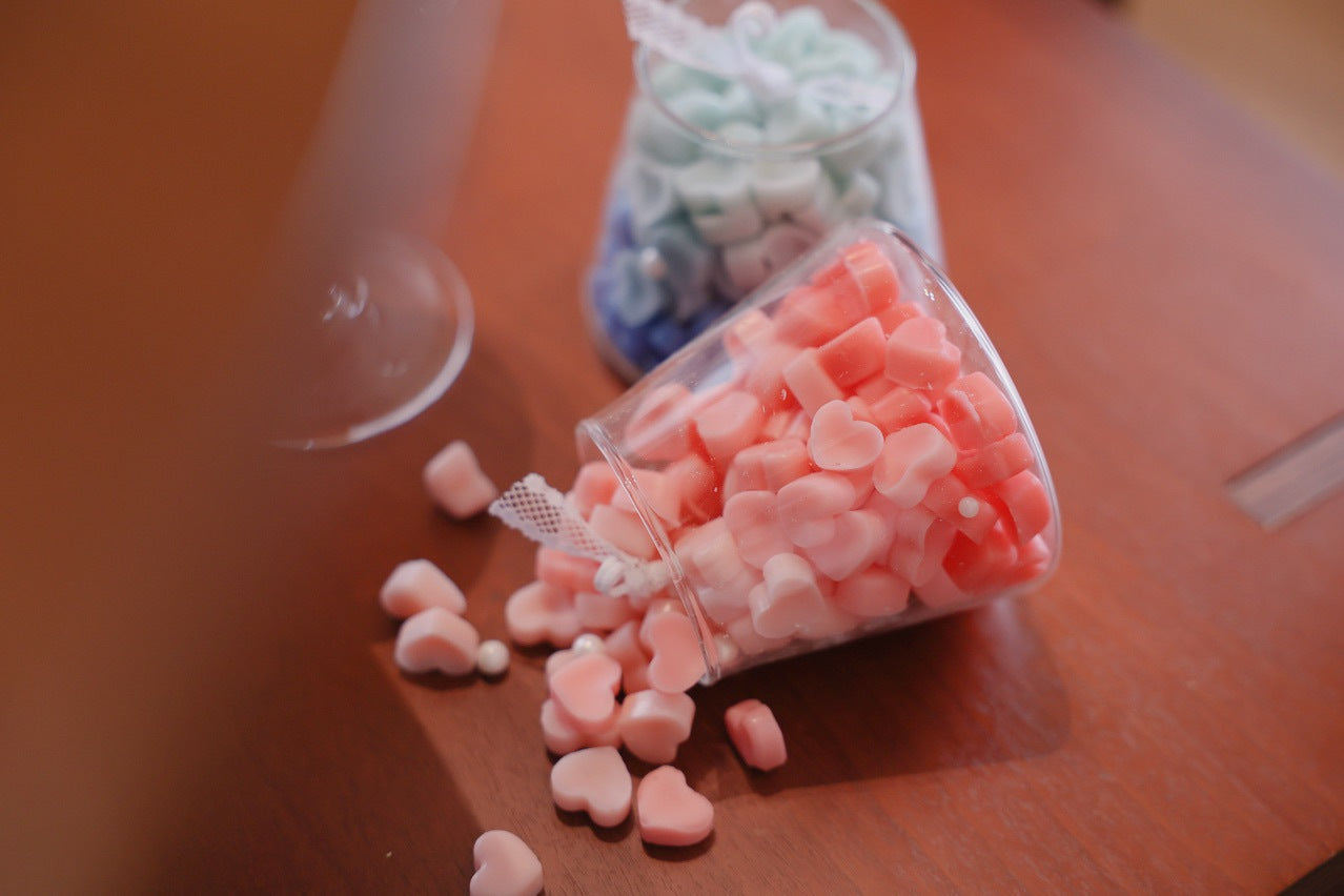 Heart in Glass Soy Candle – Valentine Aromatherapy