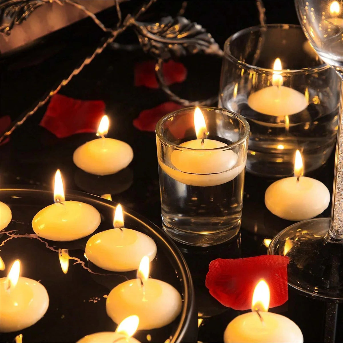 Mini Floating Candles – Valentine’s Decor - candletown.net