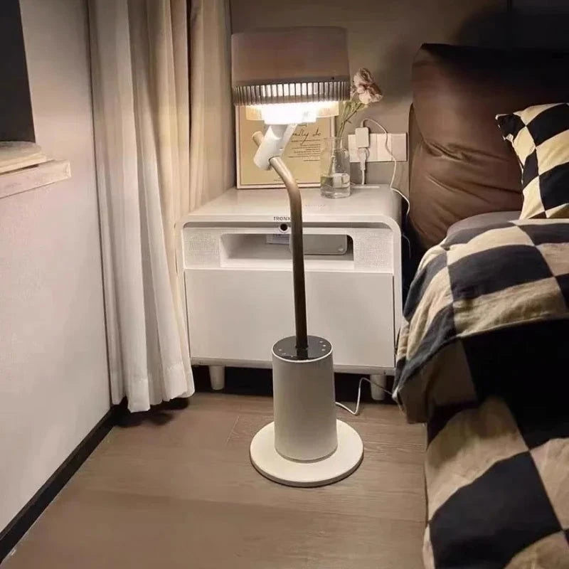 Air Circulator Household Fan Light Sound Table Vertical Intelligent Shaking Head Floor Small Electric Fan  Mini Air Conditioner - candletown.net