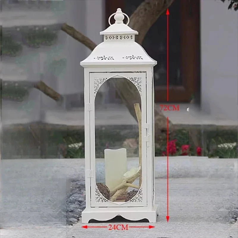 Antique Gothic Candle Lantern - candletown.net