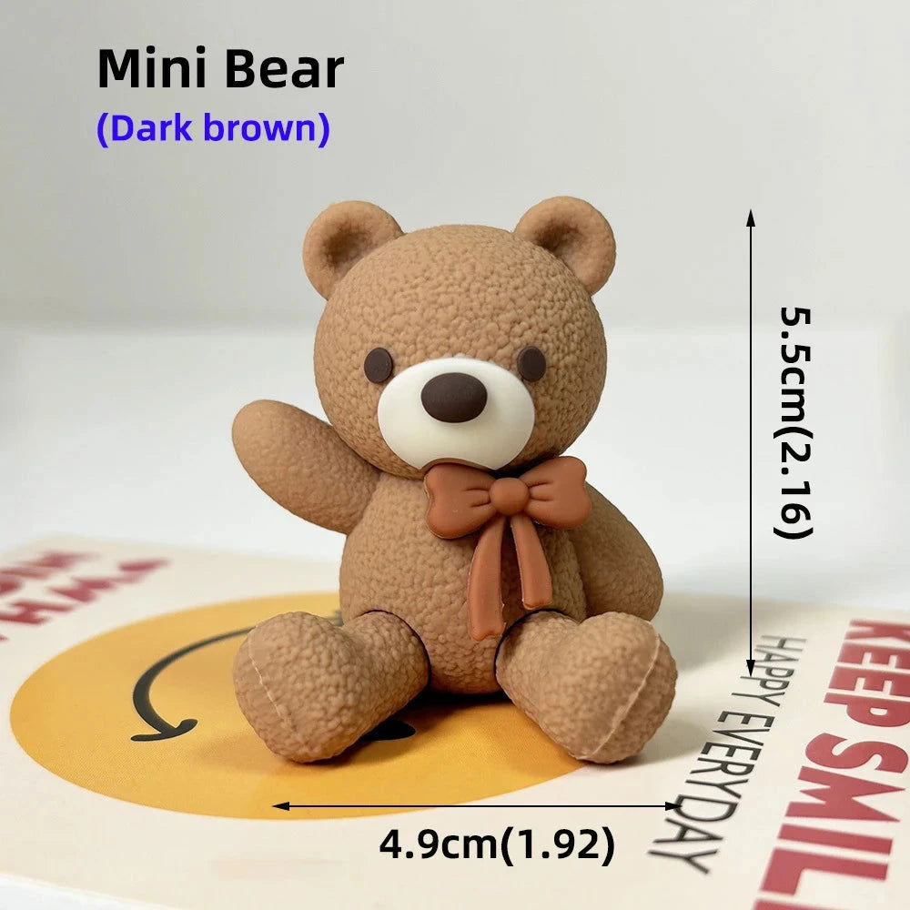 Bear Cake Topper - Cute Birthday Cake Decoration - candletown.net