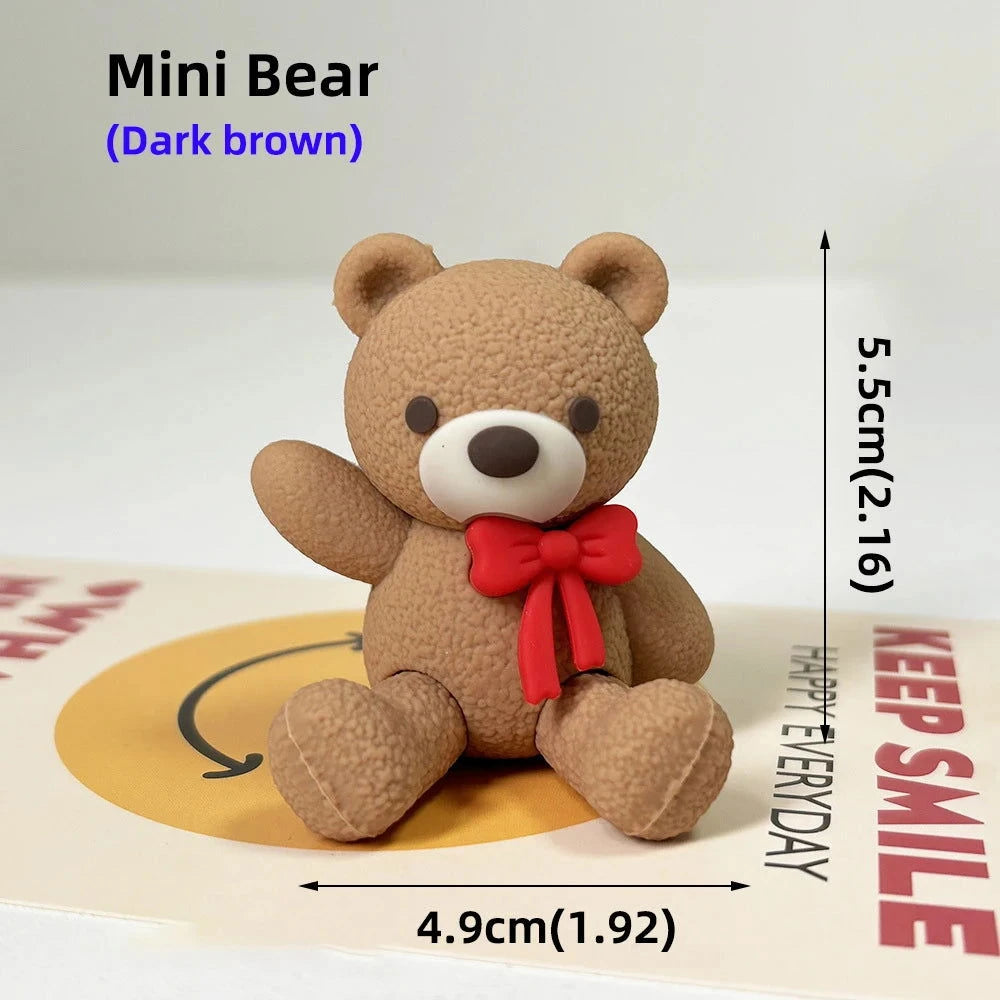 Bear Cake Topper - Cute Birthday Cake Decoration - candletown.net