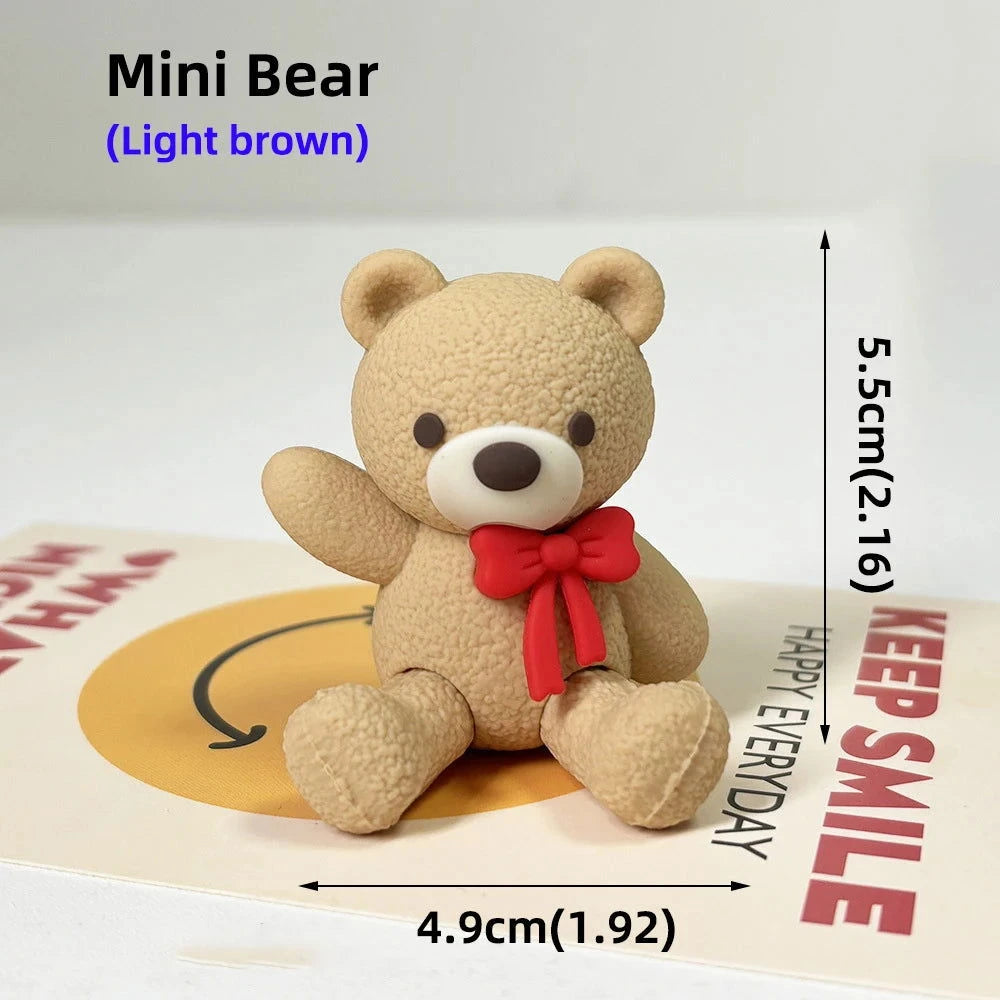 Bear Cake Topper - Cute Birthday Cake Decoration - candletown.net