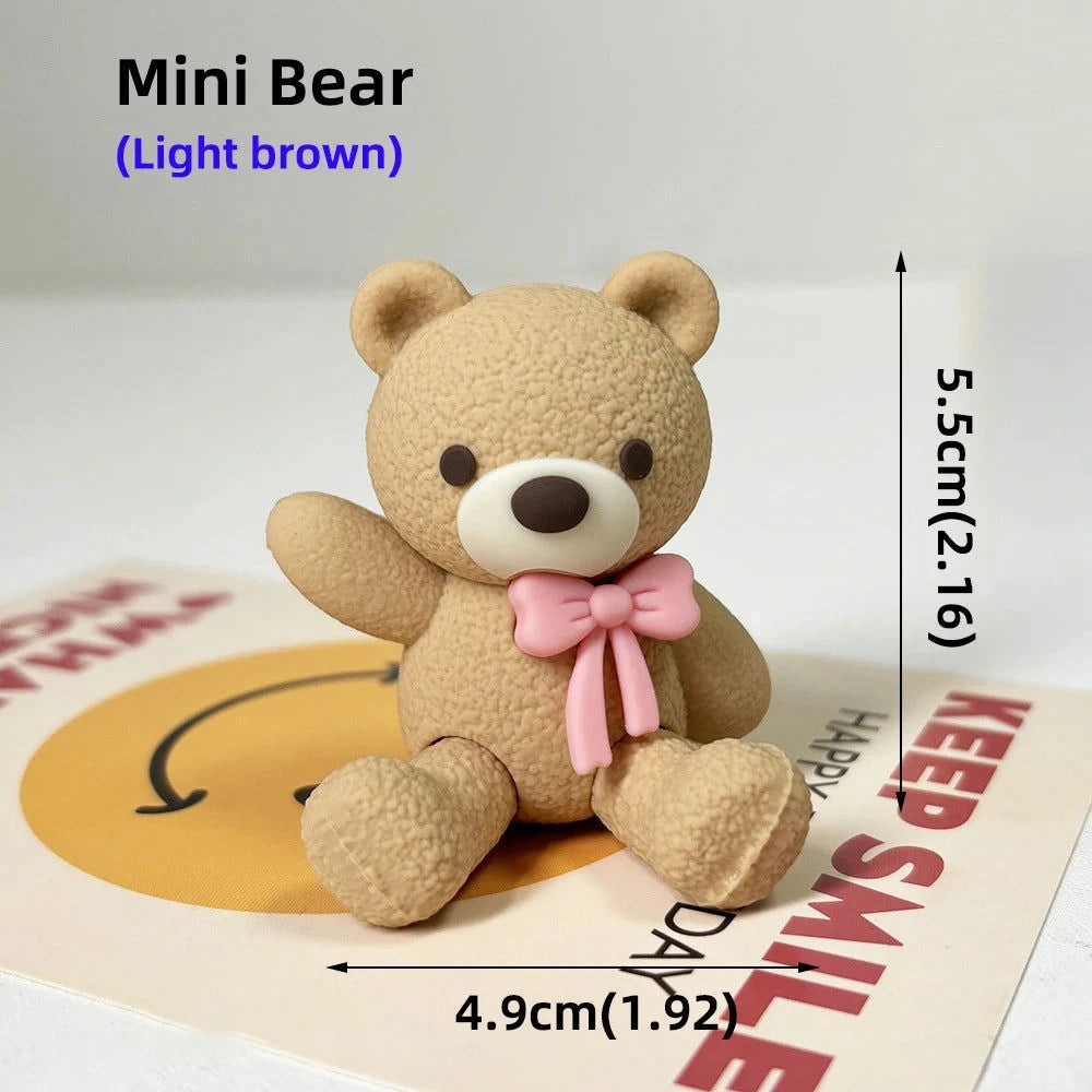 Bear Cake Topper - Cute Birthday Cake Decoration - candletown.net