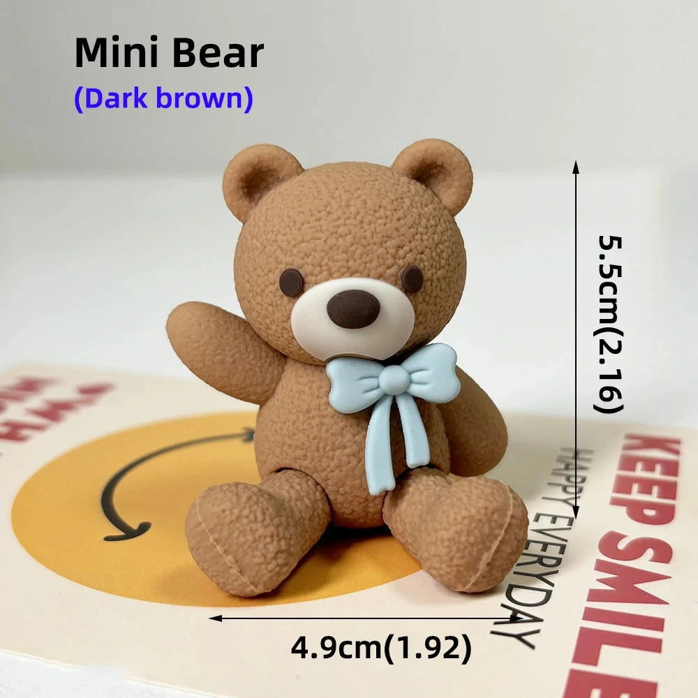 Bear Cake Topper - Cute Birthday Cake Decoration - candletown.net