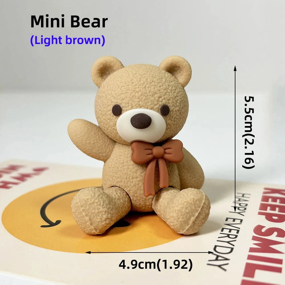 Bear Cake Topper - Cute Birthday Cake Decoration - candletown.net