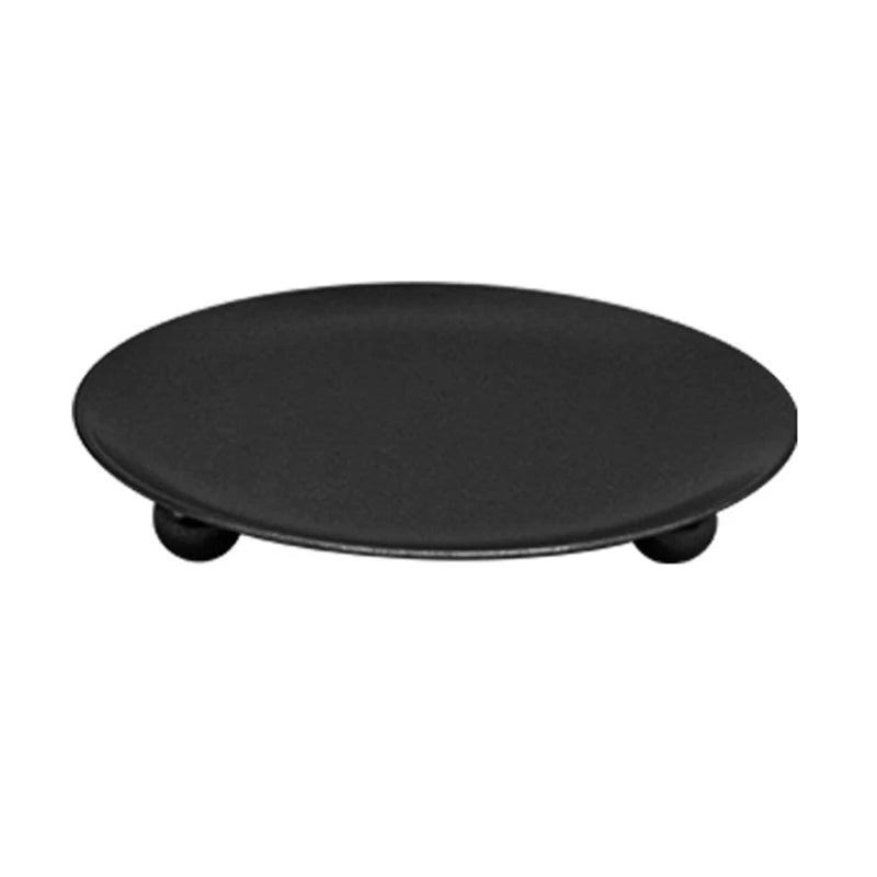 Black & Gold-Plated Candle Holders and Trays - Stylish Solutions for Taper, Pillar & Tea Light Candles - candletown.net