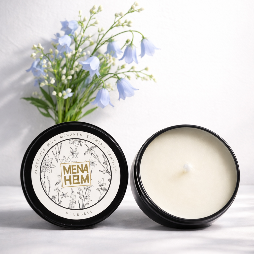 Black Tin Aromatherapy Smokeless Candle - candletown.net