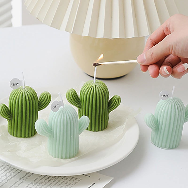 Cactus Candle - Cute Scented Cactus, Strawberry and Flower Shaped Candles - candletown.net