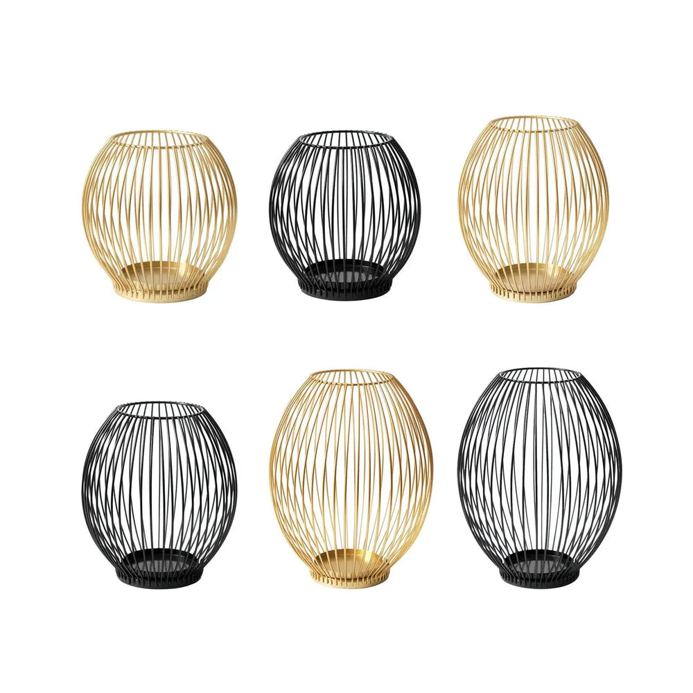 Candles Stand Party Home Pillar Candle Holder Metal Cage Candlestick for Housewarming New Year Wedding Farmhouse Anniversary - candletown.net