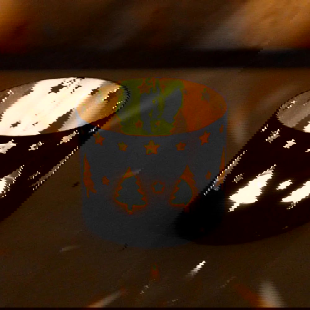 Christmas Hollow Candle Holder - Festive Candleholder for Home & Party Decor - candletown.net