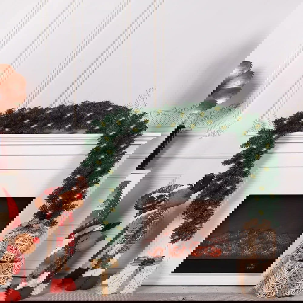 Christmas LED Garland - Decorative Staircase & Door Hanging Ornament - candletown.net