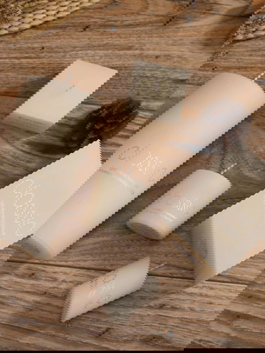 Classic Ivory White Cylinder Candle - Smokeless & Elegant Decor - candletown.net