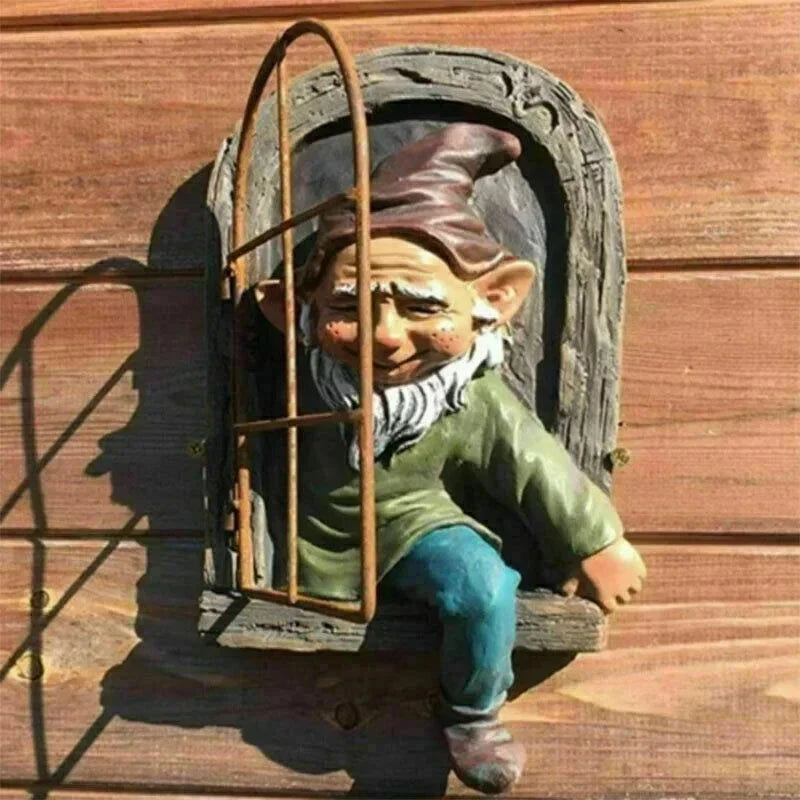Creative Garden Statue Elf Out Tree Hug Suitable for Home Courtyard Porch Table Decoration - candletown.net
