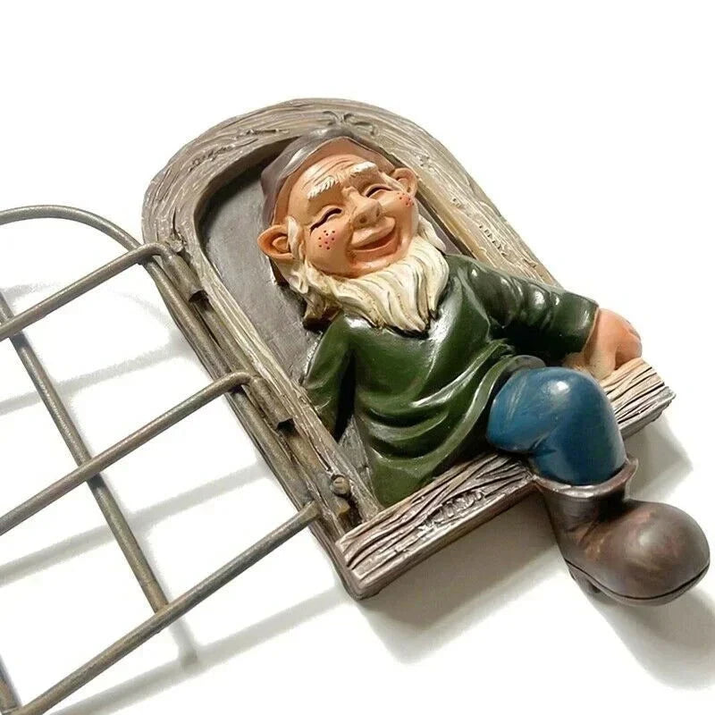 Creative Garden Statue Elf Out Tree Hug Suitable for Home Courtyard Porch Table Decoration - candletown.net