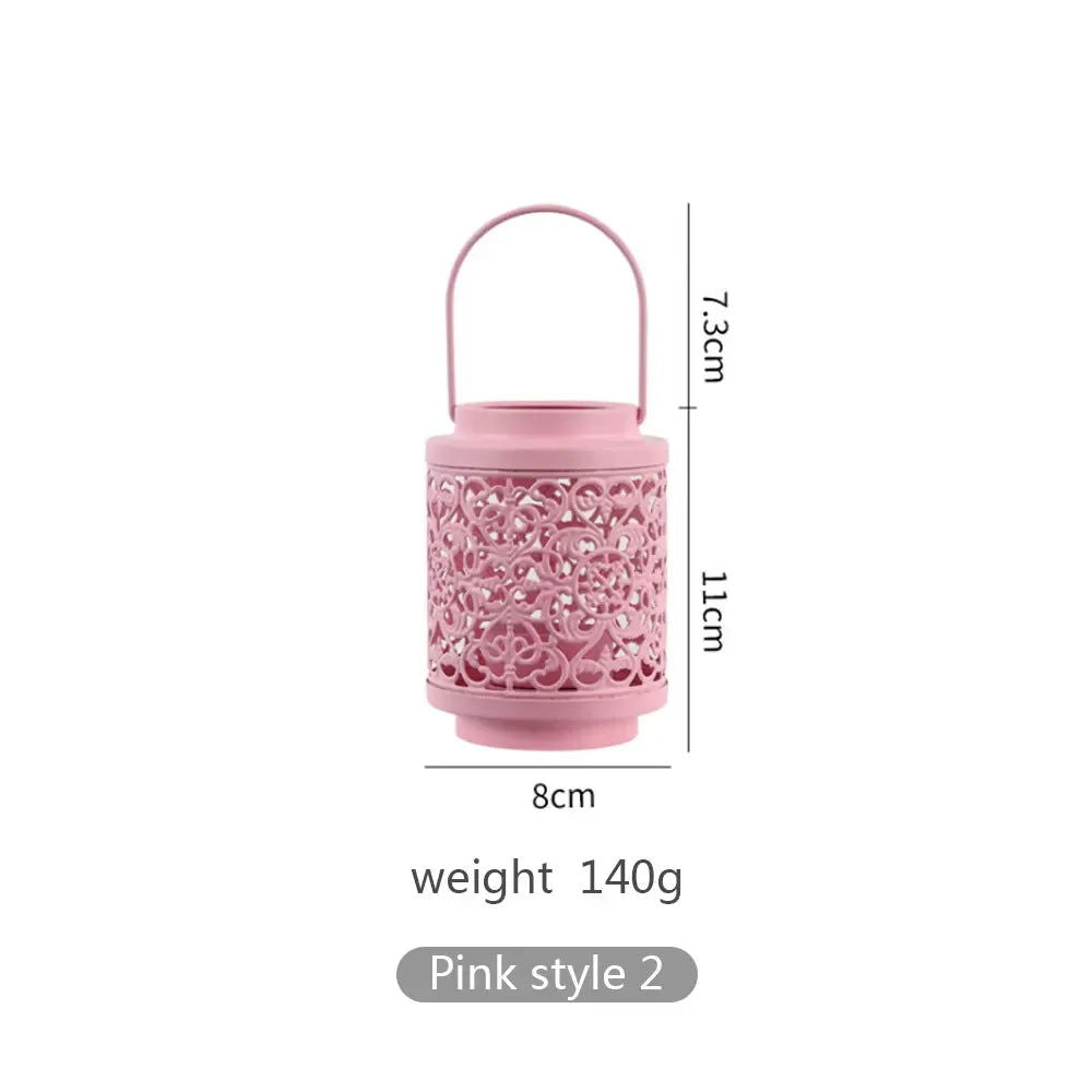Creative Iron Lantern For Elegant Home Decor, Perfect Candle Holders For Wedding Decoration And Accessories - candletown.net
