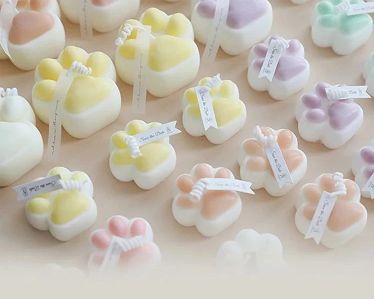 Creative Small Cat Paw Aroma Candles - Perfect Home Decoration and Birthday Gifts - candletown.net