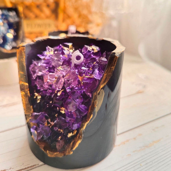 Crystal Aromatherapy Candle – Luxurious Scented Candle with Real Crystals - candletown.net