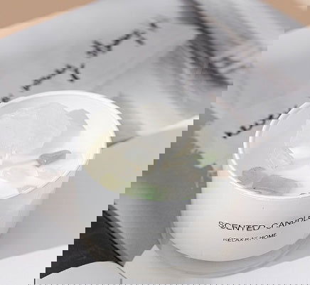 Crystal Glass Handmade Aromatherapy Candle – Elegant and Tranquil - candletown.net