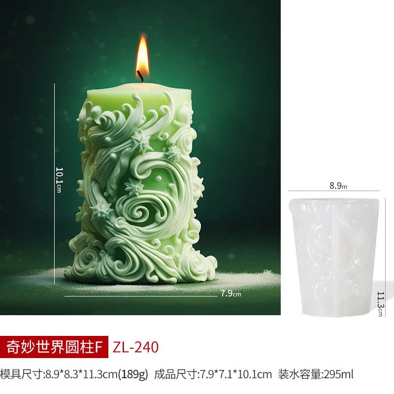 DIY Pattern Cylindrical Candle Kit – Create Personalized Candles - candletown.net