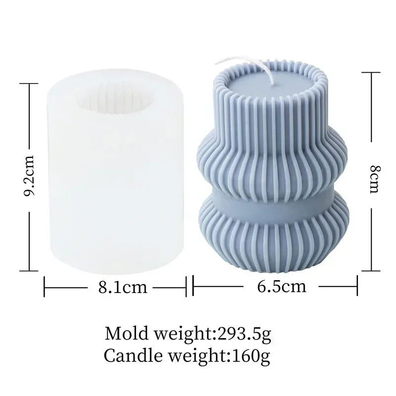 DIY Pattern Cylindrical Candle Kit – Create Personalized Candles - candletown.net