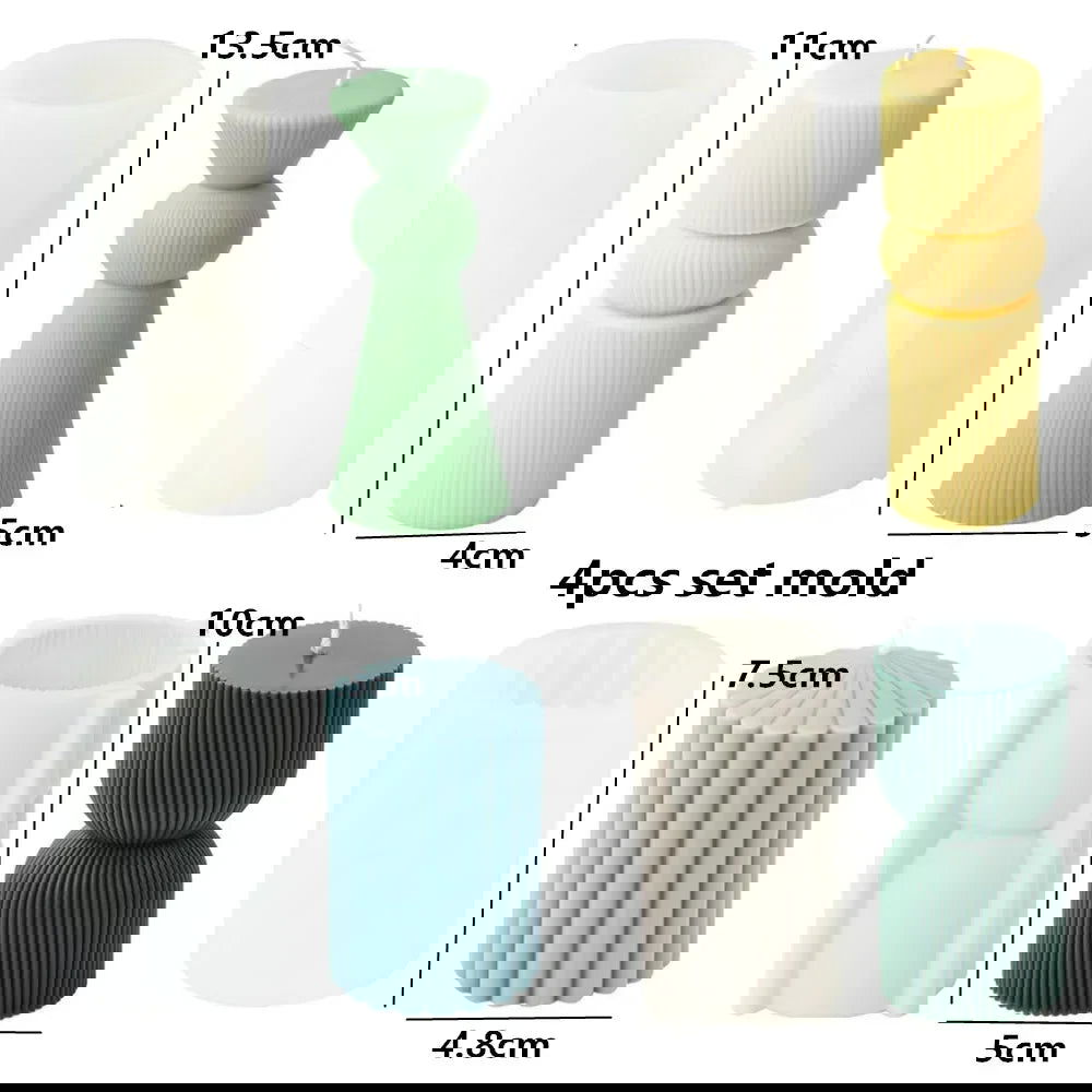 DIY Pattern Cylindrical Candle Kit – Create Personalized Candles - candletown.net