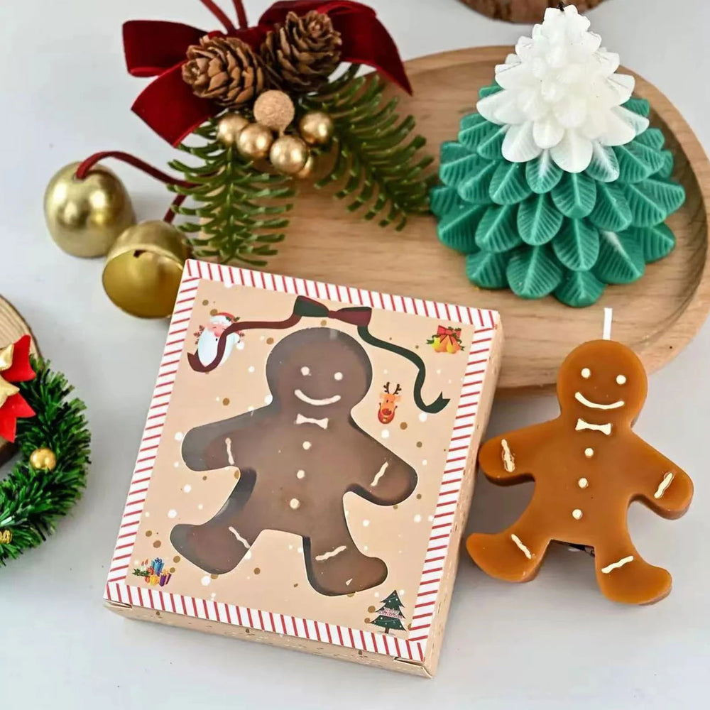 Gingerbread Man Aromatherapy Christmas Candle - candletown.net