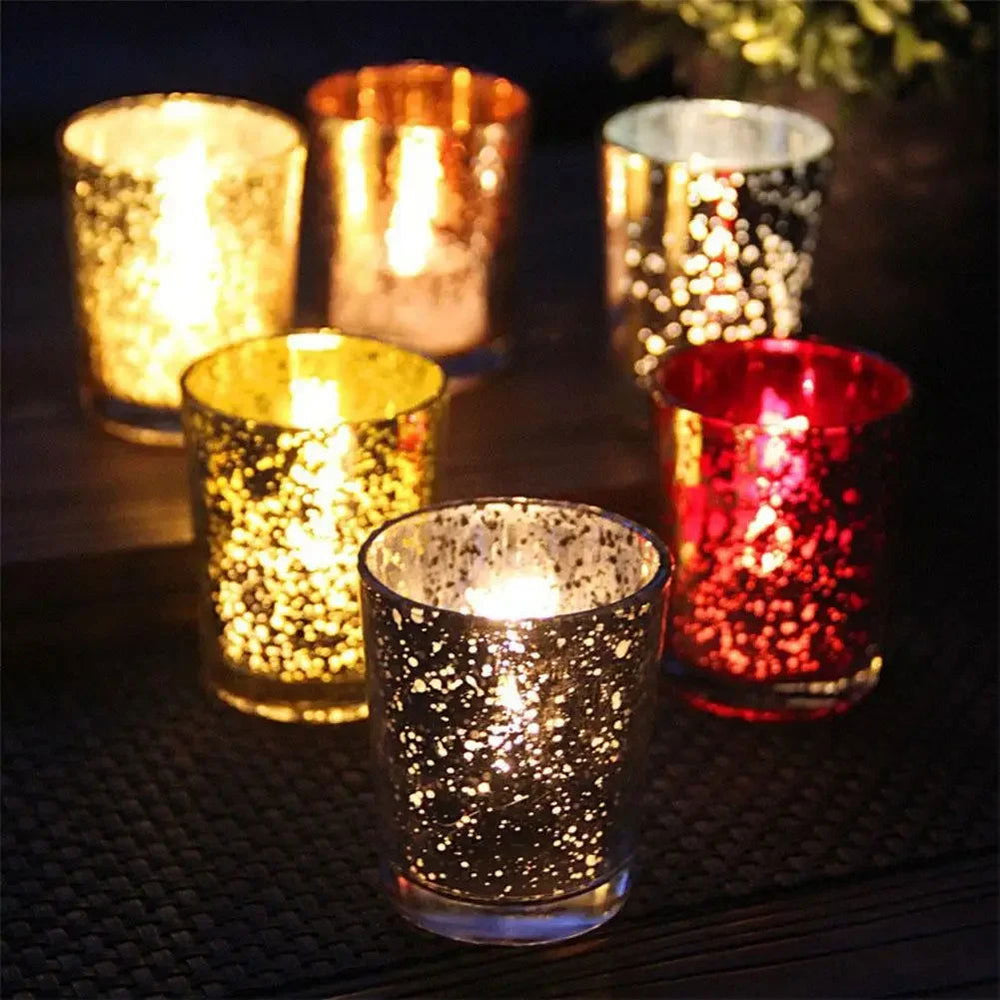 Glass Crystal-like Candle Holder - Romantic Tealight Decor - candletown.net