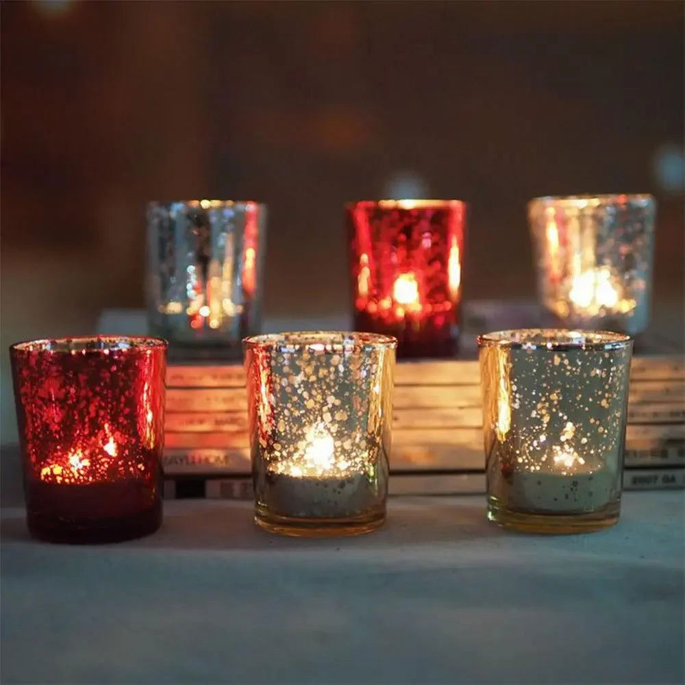 Glass Crystal-like Candle Holder - Romantic Tealight Decor - candletown.net