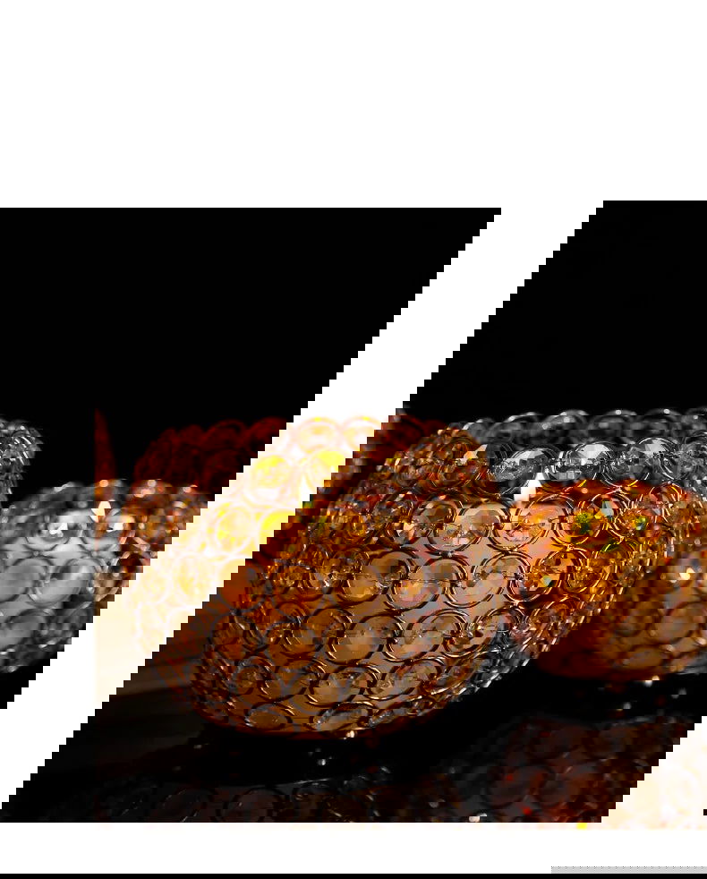 Gold Crystal Candle Holder - Wedding Centerpiece & Home Decor - candletown.net