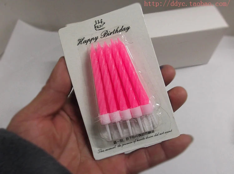 Slim Metallic Birthday Candles – Elegant Cake Topper - candletown.net