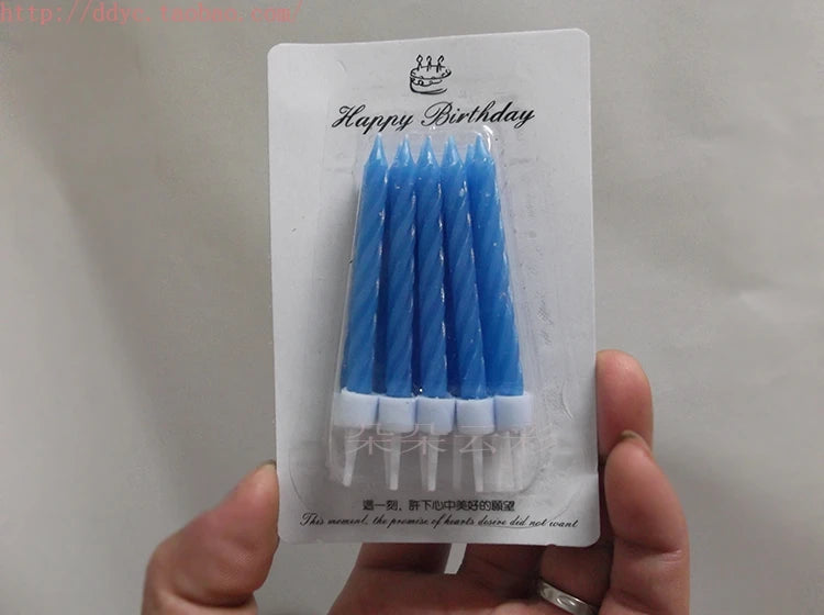 Slim Metallic Birthday Candles – Elegant Cake Topper - candletown.net