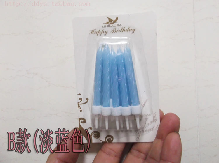 Slim Metallic Birthday Candles – Elegant Cake Topper - candletown.net