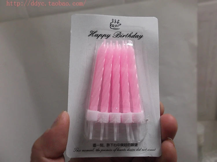 Slim Metallic Birthday Candles – Elegant Cake Topper - candletown.net