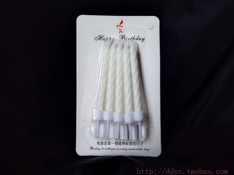 Slim Metallic Birthday Candles – Elegant Cake Topper - candletown.net