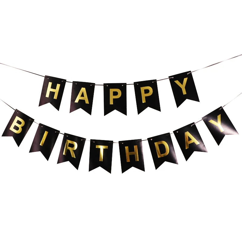 Happy Birthday Banner – Colorful Party Decoration - candletown.net