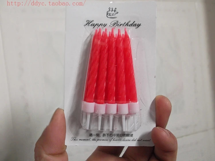 Slim Metallic Birthday Candles – Elegant Cake Topper - candletown.net