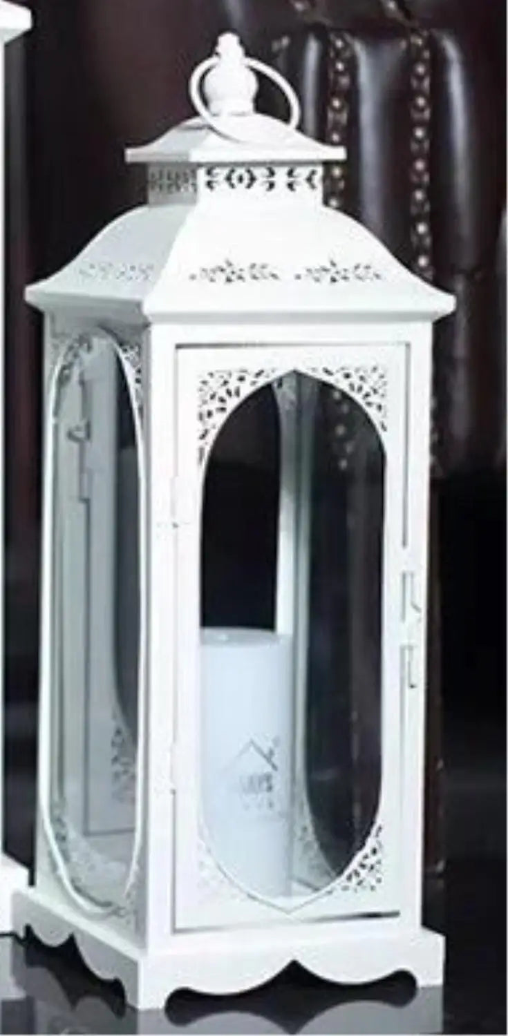 Wrought Iron Wind Lantern Candle Holder