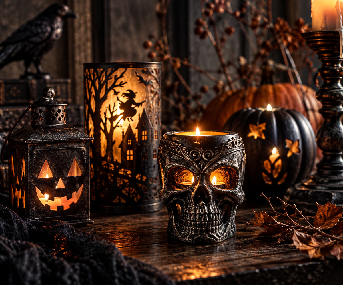 Halloween Candle Holders