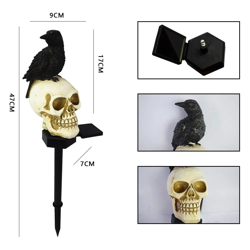Halloween Outdoor Light Skeleton Ghost Horror Grimace Party Decor for Courtyard Home Holiday Lighting Garden Decoration - candletown.net