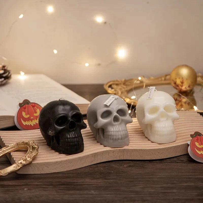 Halloween Skull Scented Candle - Handmade Aroma Candles for Home Decoration - candletown.net