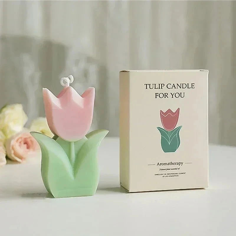Handmade Tulip Soy Wax Candle - candletown.net