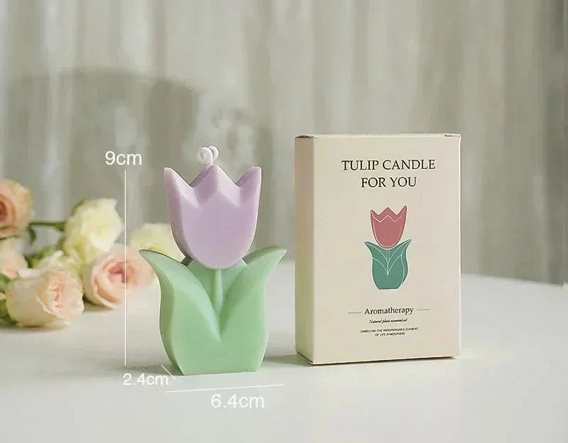 Handmade Tulip Soy Wax Candle - candletown.net