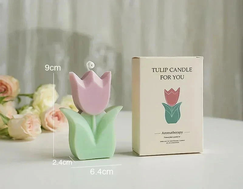 Handmade Tulip Soy Wax Candle - candletown.net