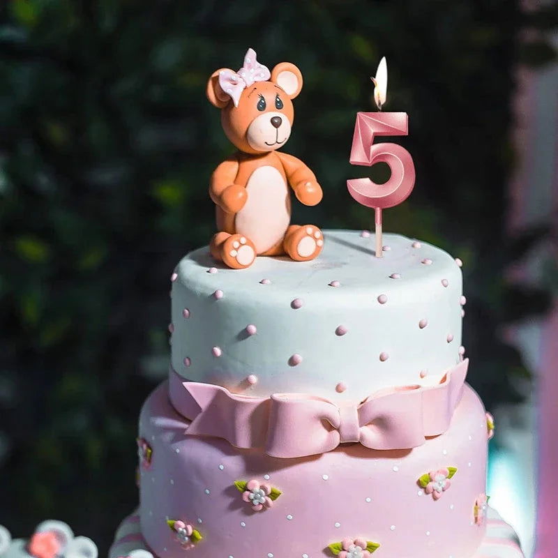 Happy Birthday Candles – Charming Pink and Blue Combo - candletown.net