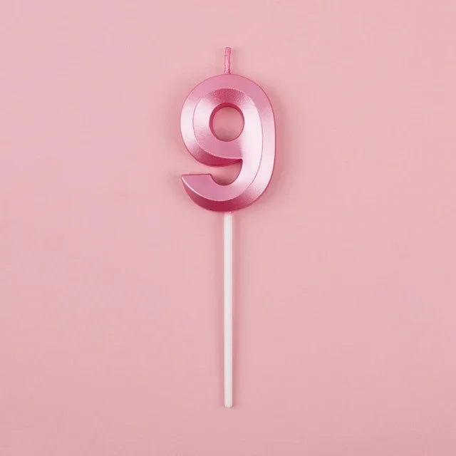 Happy Birthday Candles – Charming Pink and Blue Combo - candletown.net